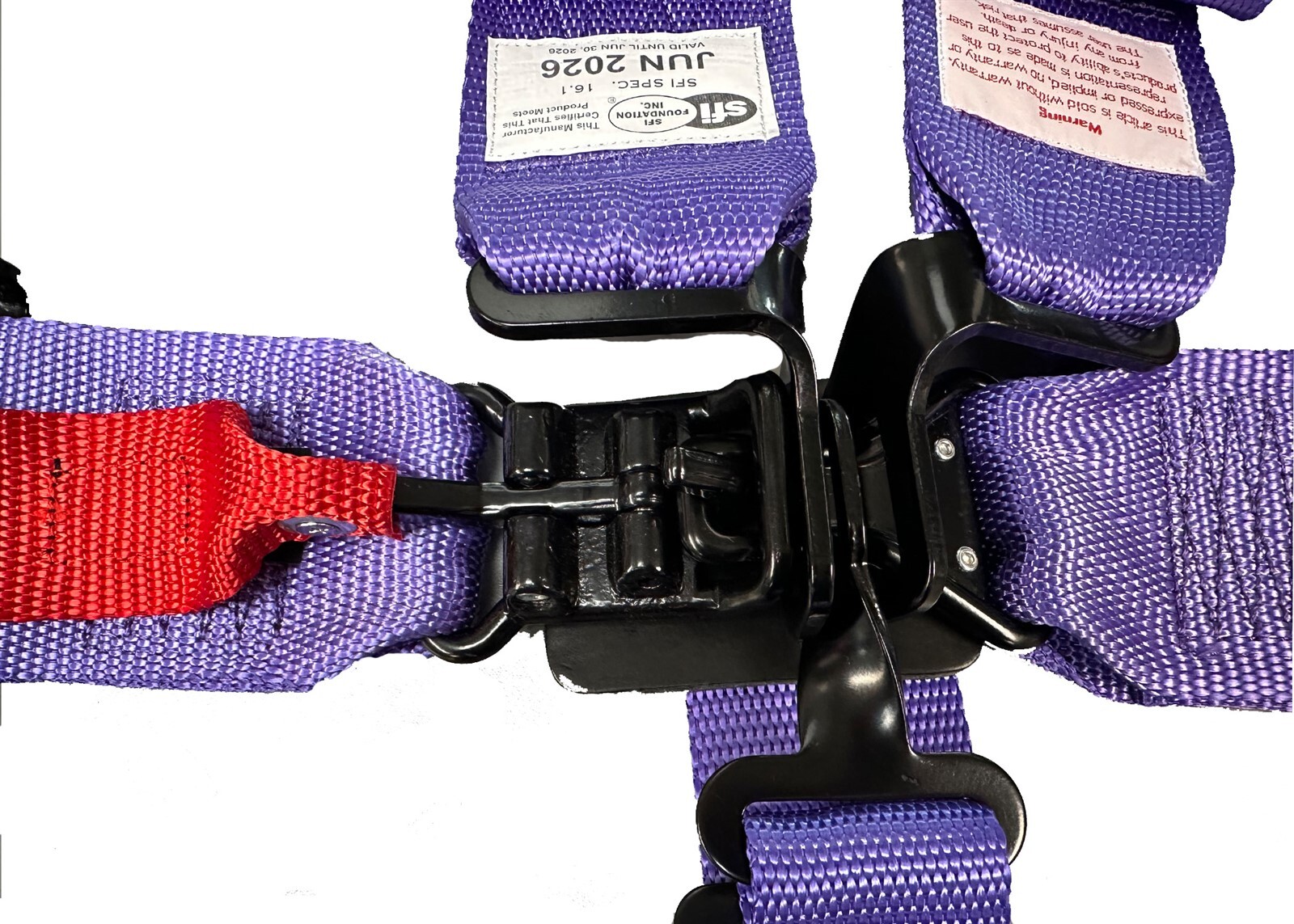 SFI Date 2026 Purple 5 Point 3" Wide Safety Race Harness Seat Belt Kit SFI 16.1