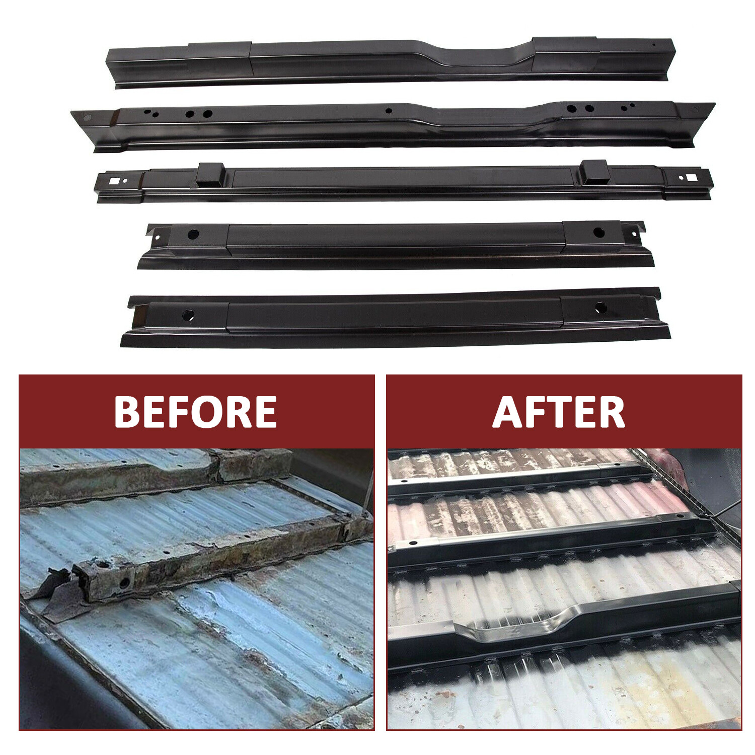 For 99-18 Ford Super Duty F250 F350 Long Bed Truck Floor Support Crossmember