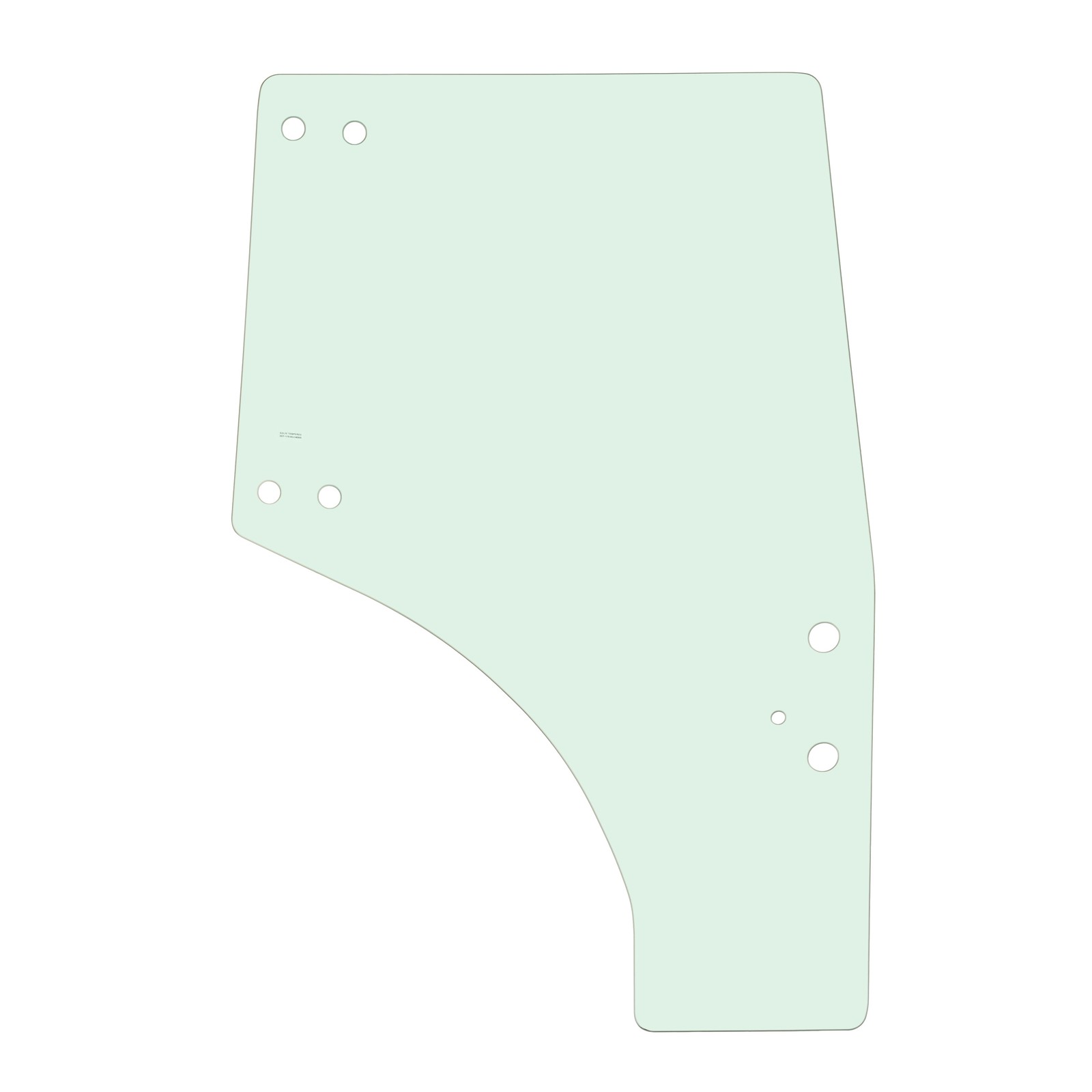 RH Right Side Door Glass For Kubota M5-091 M5140 M6060 M7040 M8560 M9960 M9540