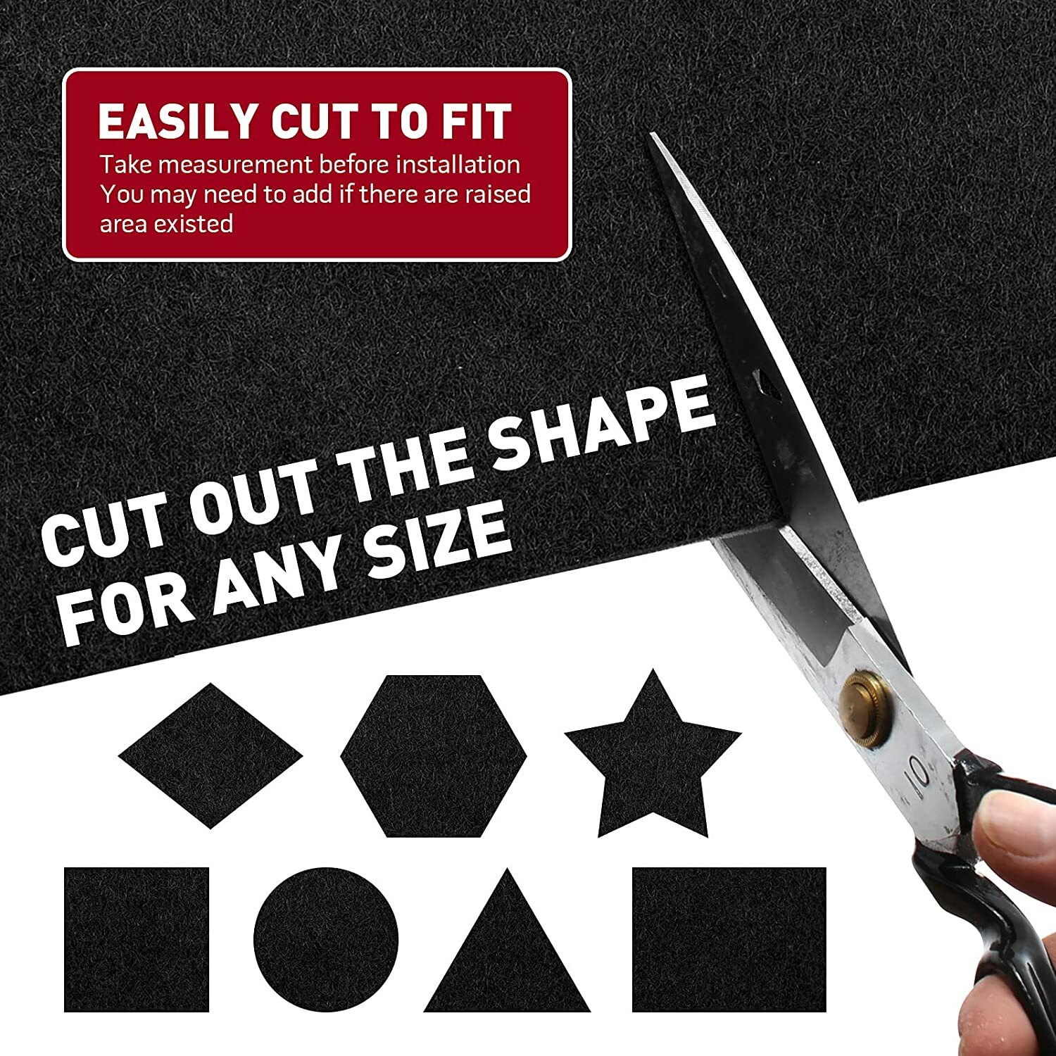 Speaker Box Fabric Subwoofer Car Truck Trunk Liner Carpet Cover Non-Woven Lot