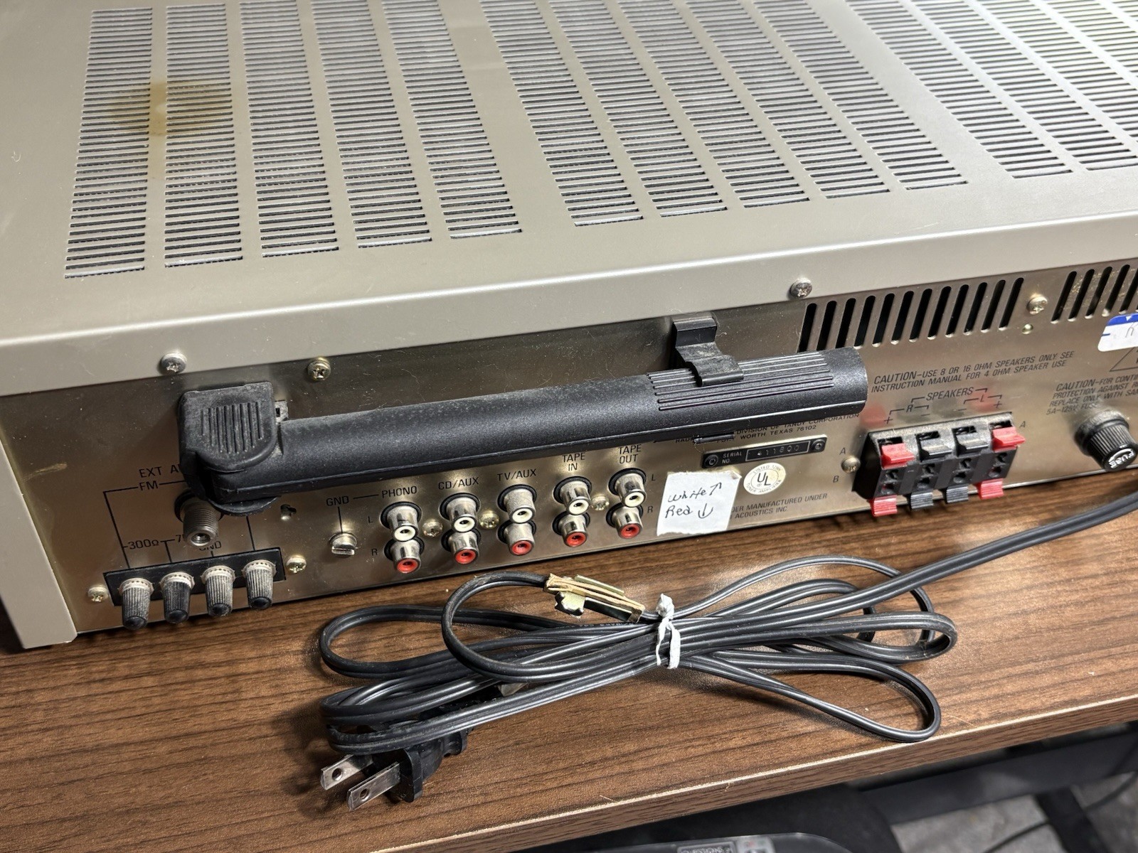 Vintage Realistic STA-870 65W AM/FM Stereo Receiver Tested Works Great