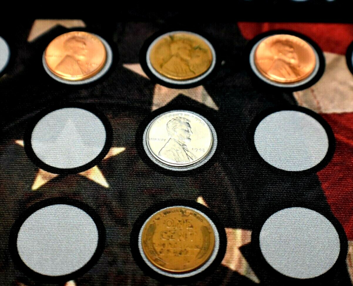 11"X17" Lincoln Coin Roll Hunting Mat~Search/Collection~Soft/Safe Rubber~!