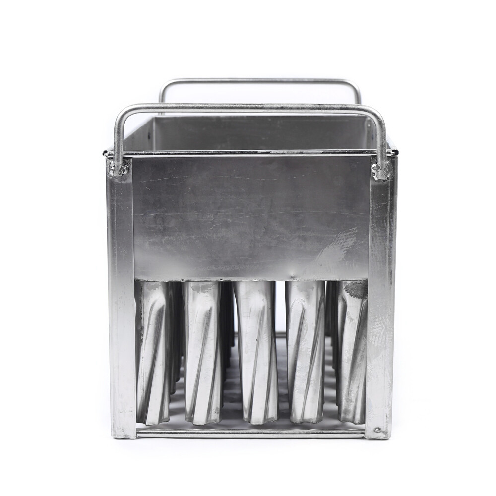40pcs Commercial Stainless Steel Molds Ice Lolly Mold Ice Cream Stick Holder US