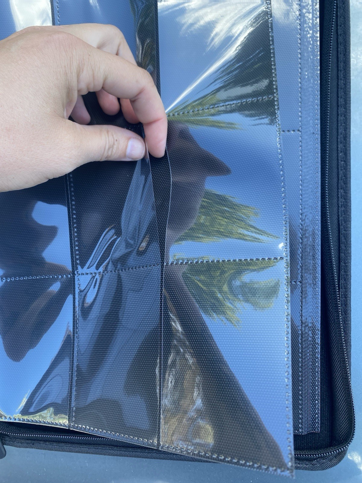 Pokémon Psyduck Laser Engraved Binder/ Made To Order! Light Blue