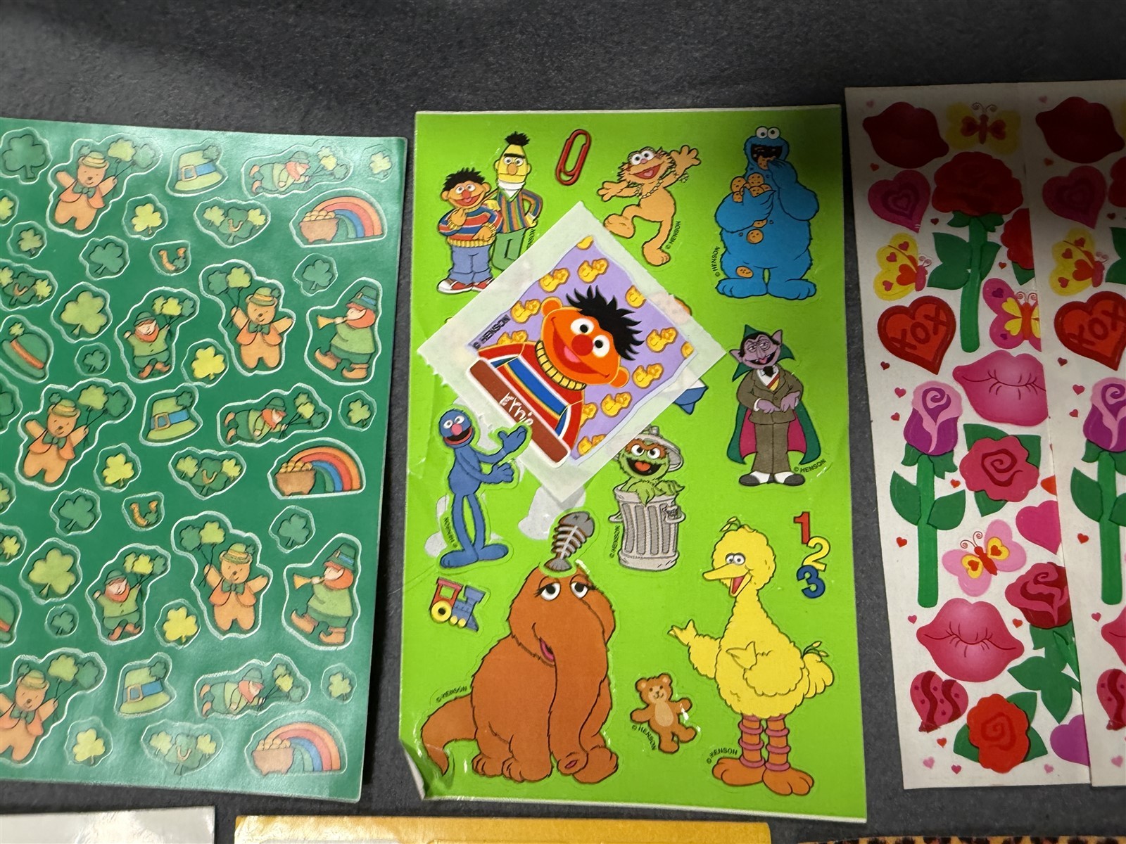 #1 VINTAGE LOT OF STICKERS 80'S 90'S STICKER SHEET LOT OF 15