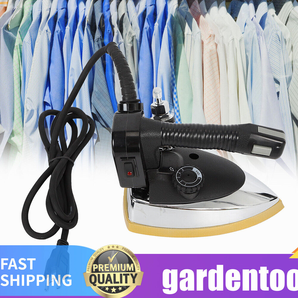 Gravity Feed Steam Iron Industrial Iron Steamer 60~220℃ With 3L Tank 110V 1000W