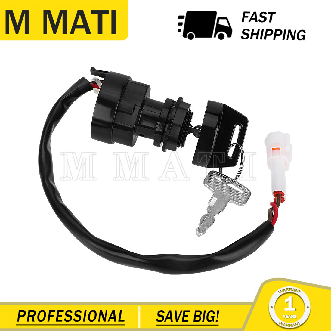 5LP-82510-00-00 Ignition Key Switch for Yamaha Bruin 350 YFM350 2004 2005 2006