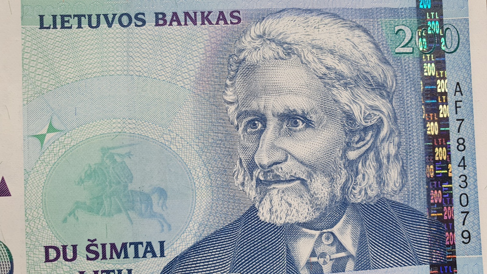 LITHUANIA 200 litu 1997, P-63, aUNC