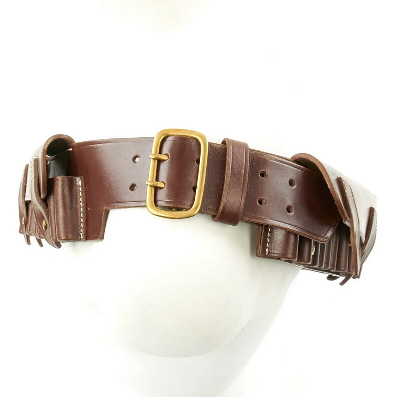 British Martini-Henry P-1882 Brown Leather Ammunition Bandolier 50Round Capacity