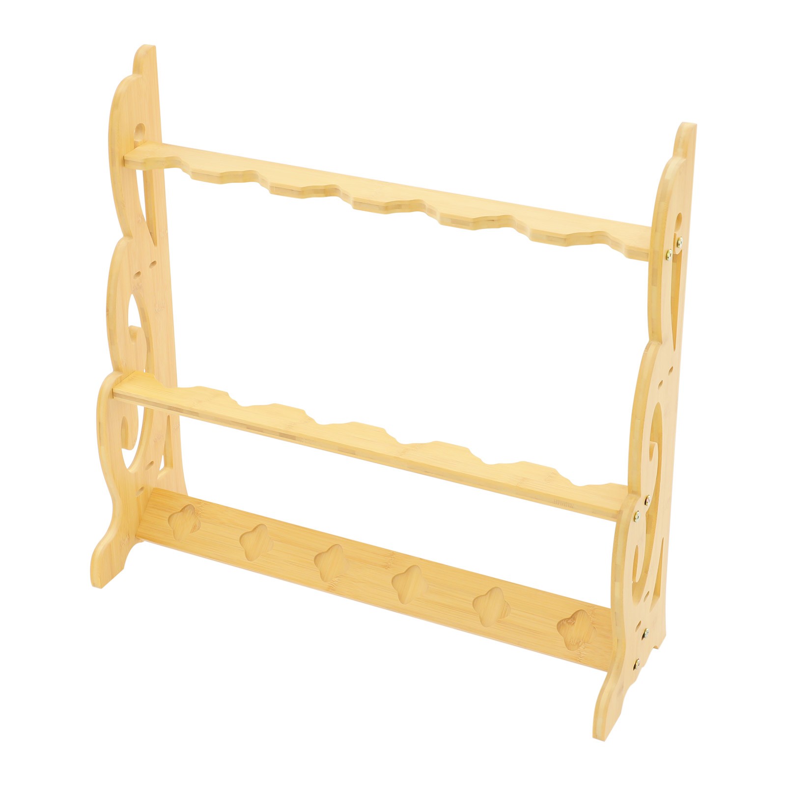 Sword Display Stand, Adjustable Large Sword Holder, 6 Hole Vertical Sword Rack