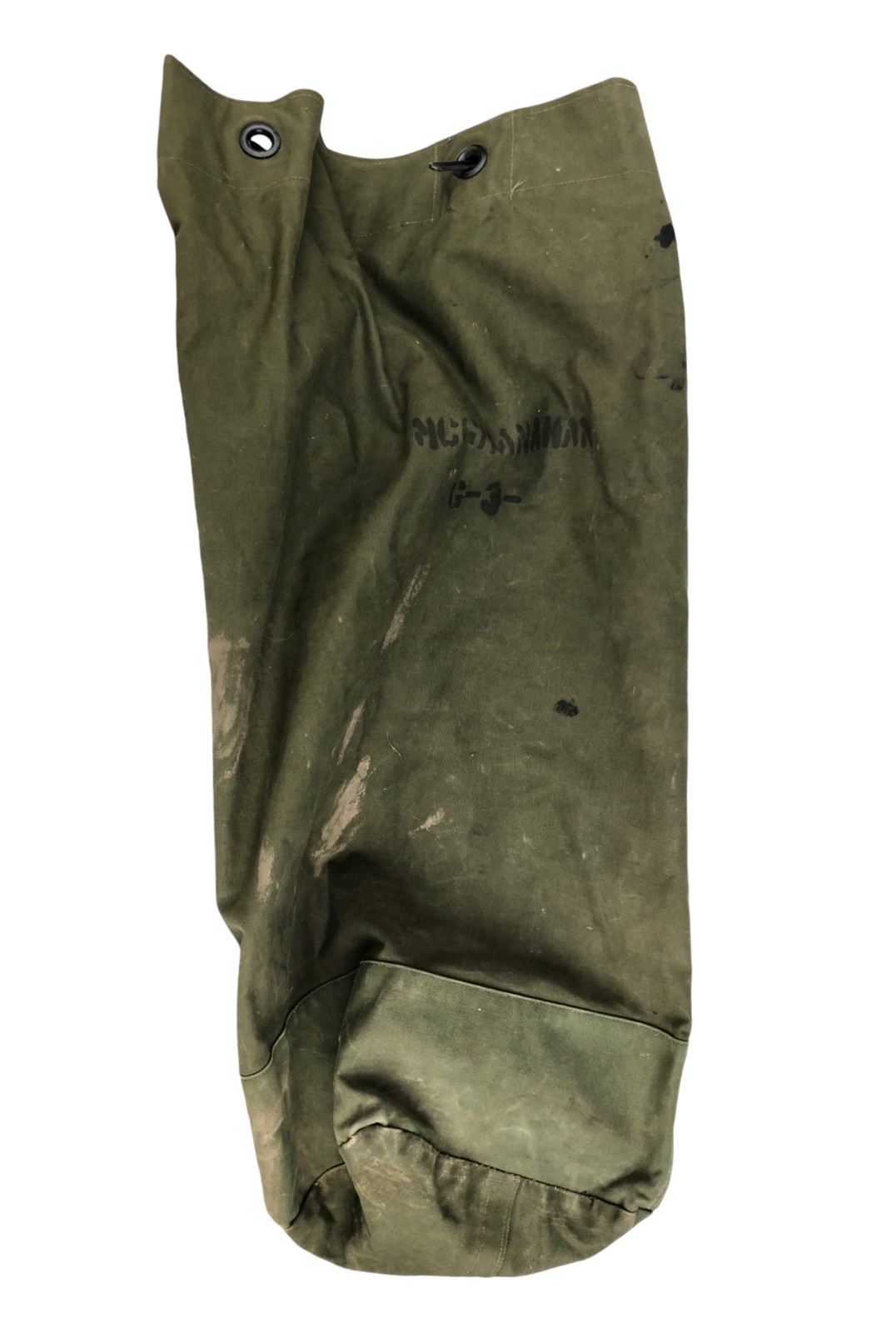 US Military USMC Marines Olive Drab Green Canvas Duffel Bag 30"