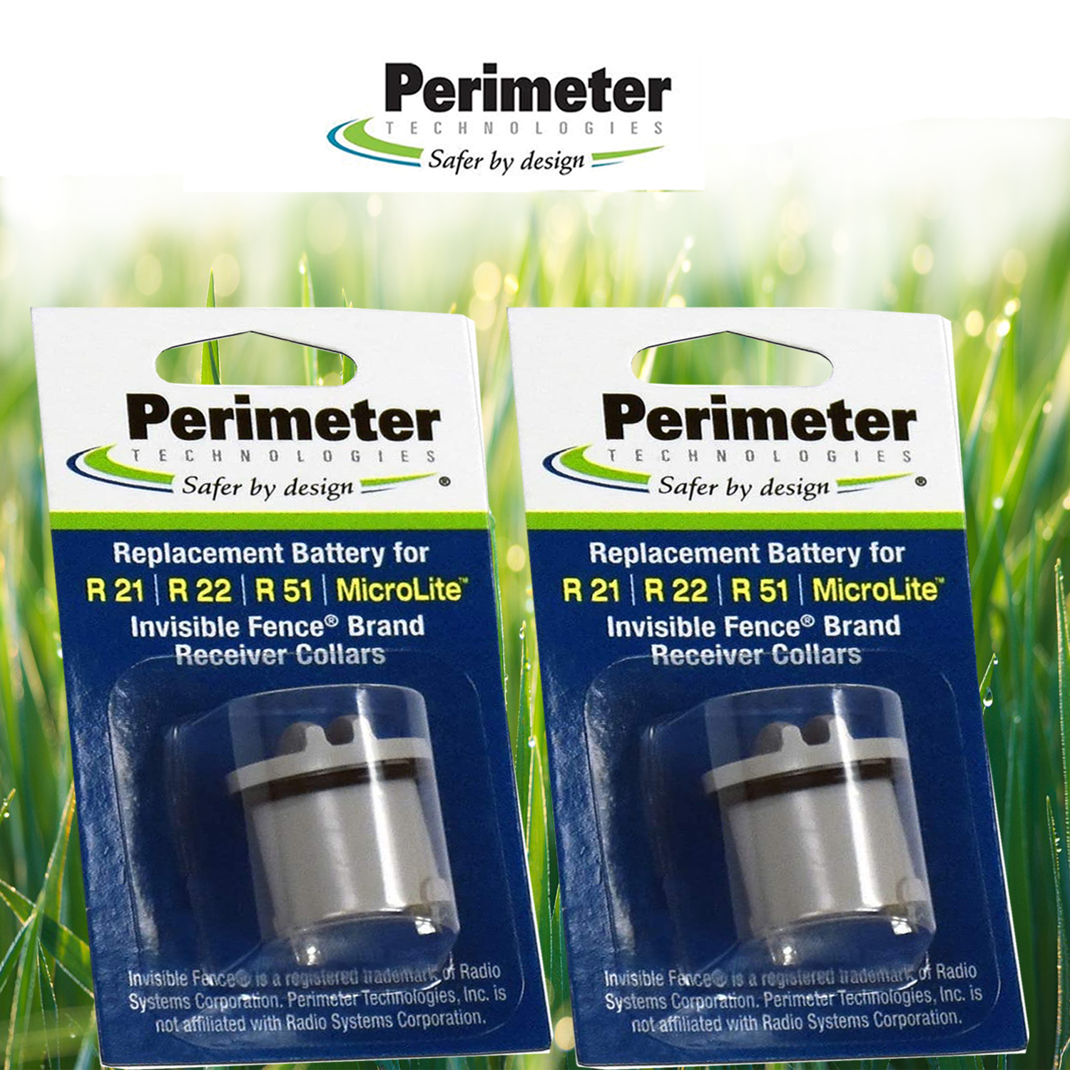 Perimeter IFA-001 Dog Collar Batteries For Invisible Fence R21 R22 R51 Microlite