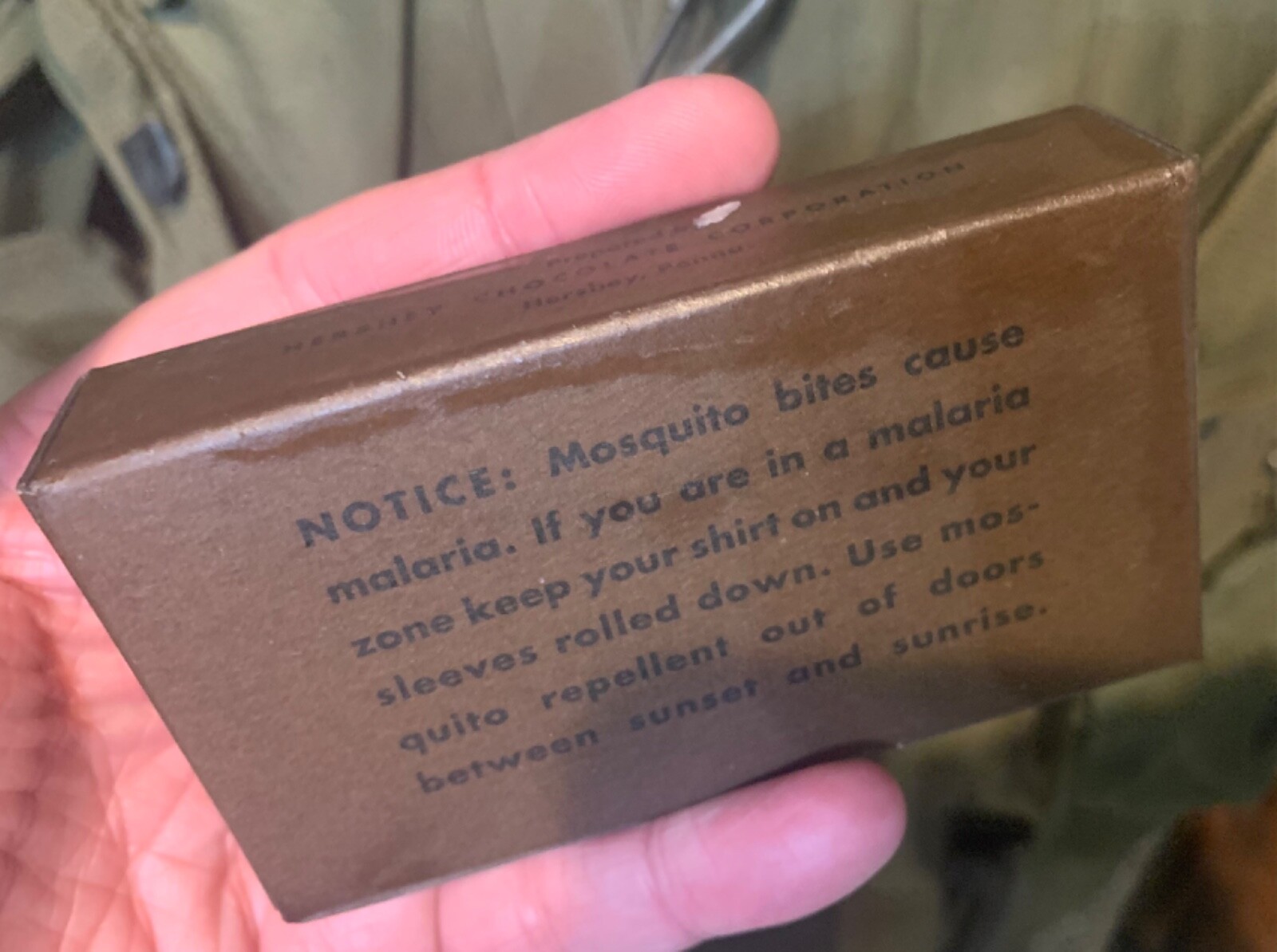 Edible WWII D Ration Bar - Museum Quality Reproduction Chocolate