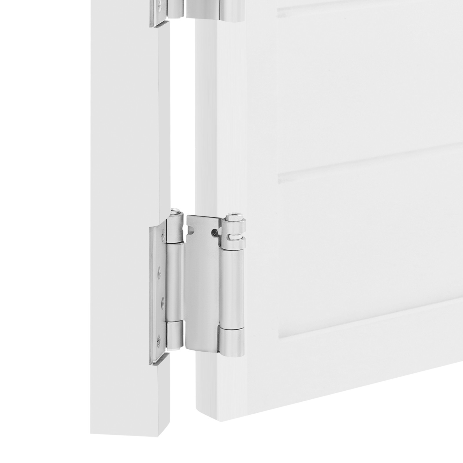 Partition Door, Solid Wood Door, Partition Door for Shop Entrance 90*60cm White