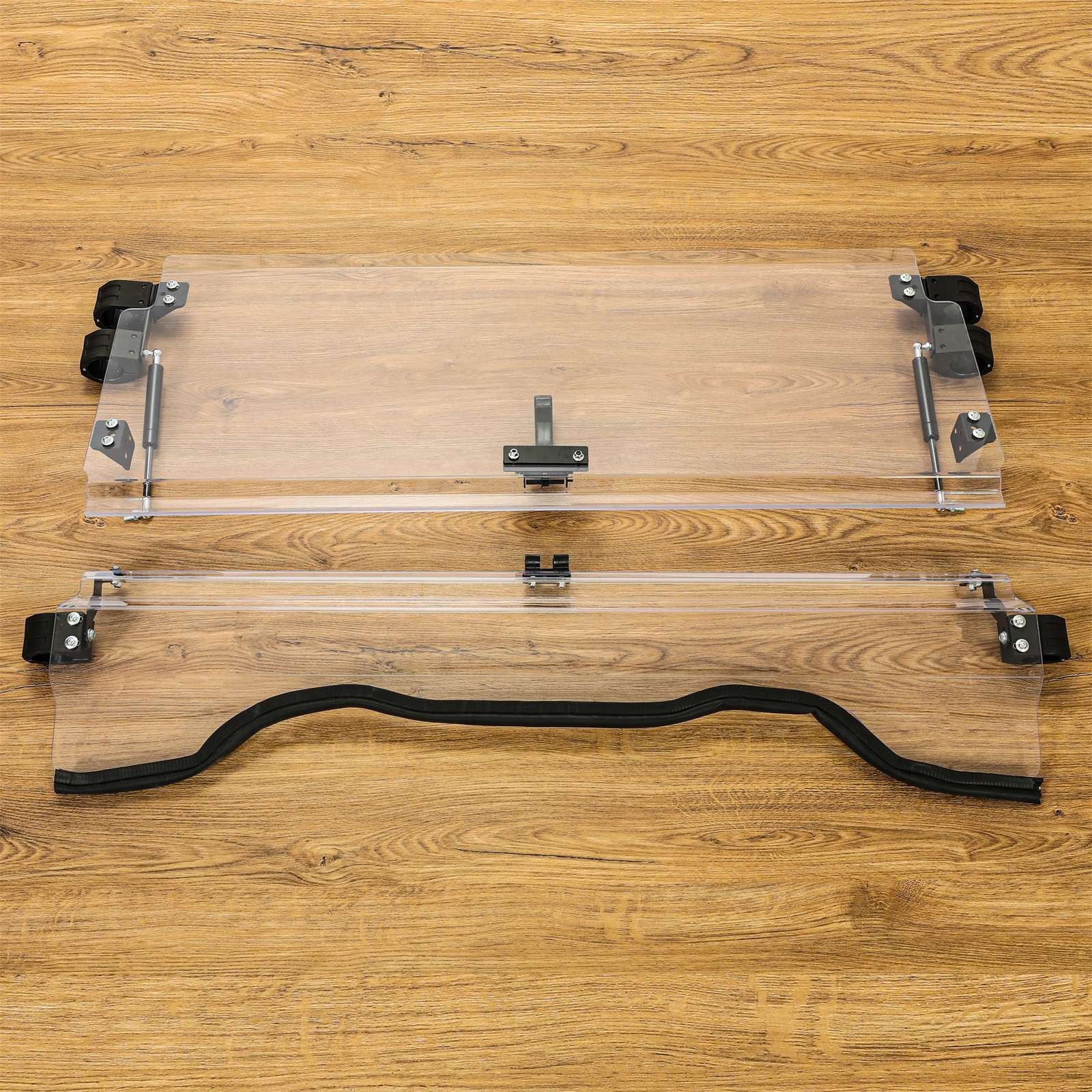 Front Scratch Resistant Flip Windshield Clear For 2014-2024 Honda Pioneer 700 4