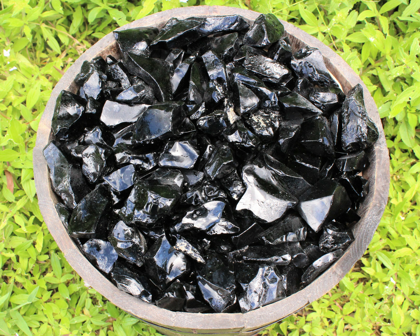 1/4 lb Bulk Lot Natural Rough Black Obsidian Raw Rock Stone Crystal Healing 4 oz