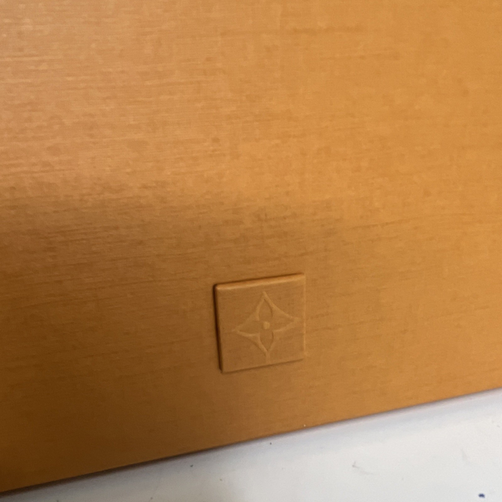 Louis Vuitton Empty Gift Box Set Orange Cardboard authentic Designer Pieces