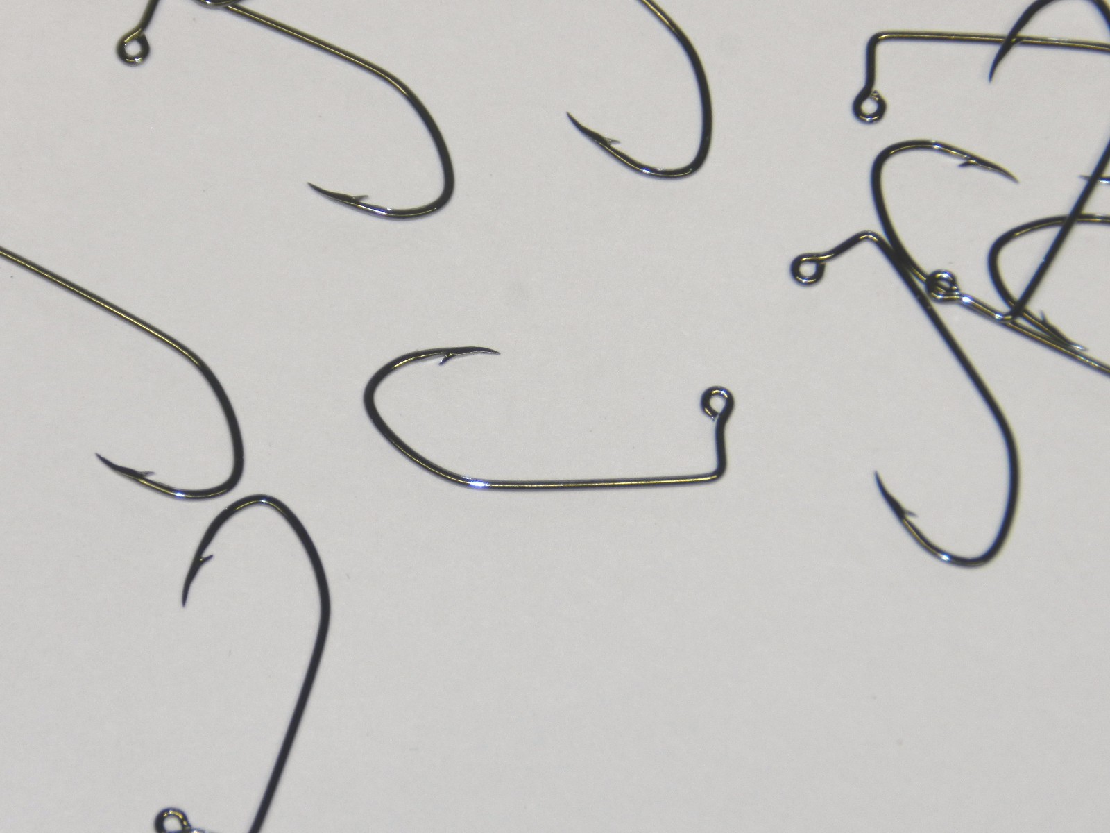 100 EAGLE CLAW BLACK CHROME LIL NASTY JIG HOOKS 500BP DO IT Mold Sz #4/0 to 10