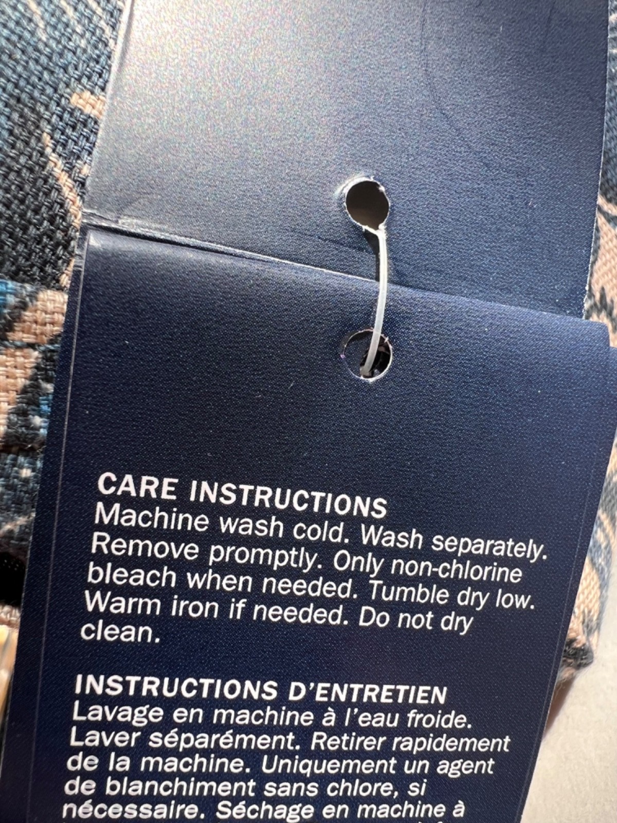 3pc RALPH LAUREN Queen Duvet Set HARLOW BRINLY FOREST BROWN / KEATON INDIGO BLUE