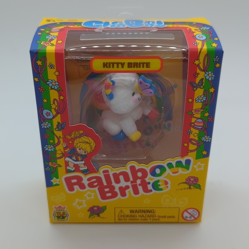 NEW The Loyal Subjects Rainbow Brite Rare Easter Kitty Brite Cheebee
