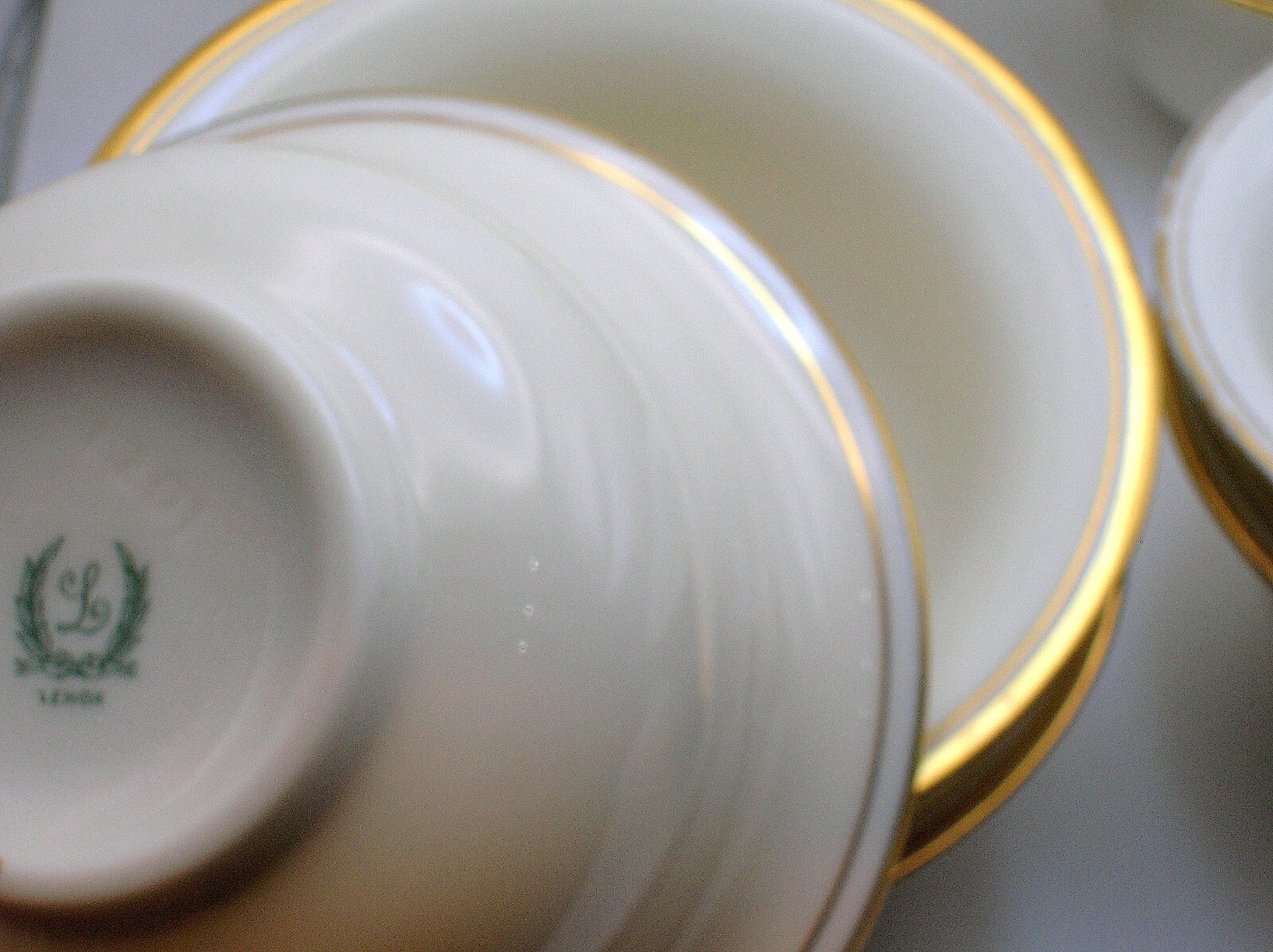 1 X LENOX BOULLION OR SOUP LINER 4 1/8" IN DIAMETER FOR SILVER HOLDER/MORE AVAIL