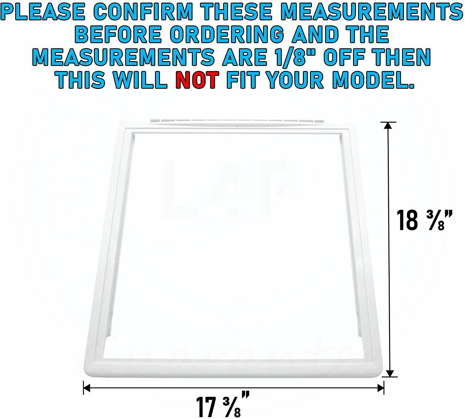 Meat Pan ( Top ) Shelf Frame Compatible with Frigidaire PS2363832 241969501