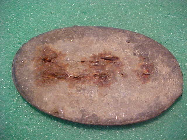 CIVIL WAR 1862 C.S.A. CONFEDERATE BELT BUCKLE PLATE REPLICA HAS ROPE BORDER