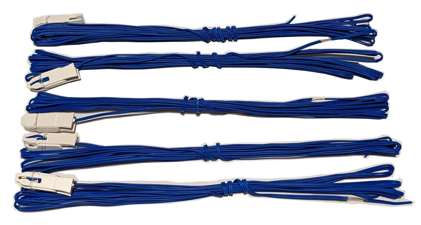 50x 39.37in/1M Blue Electric Connecting Wire for Fireworks Firing System Igniter