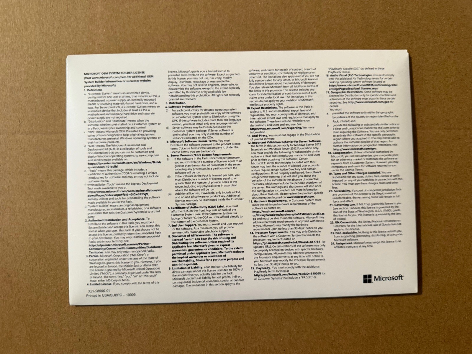 Win PRO 10 Home 64bit DVD w/ Product Key-New Factory Sealed made in USA, V-21H1