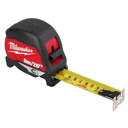 Milwaukee Tool 48-22-1026M 8M/26Ft Magnetic Tape Measure