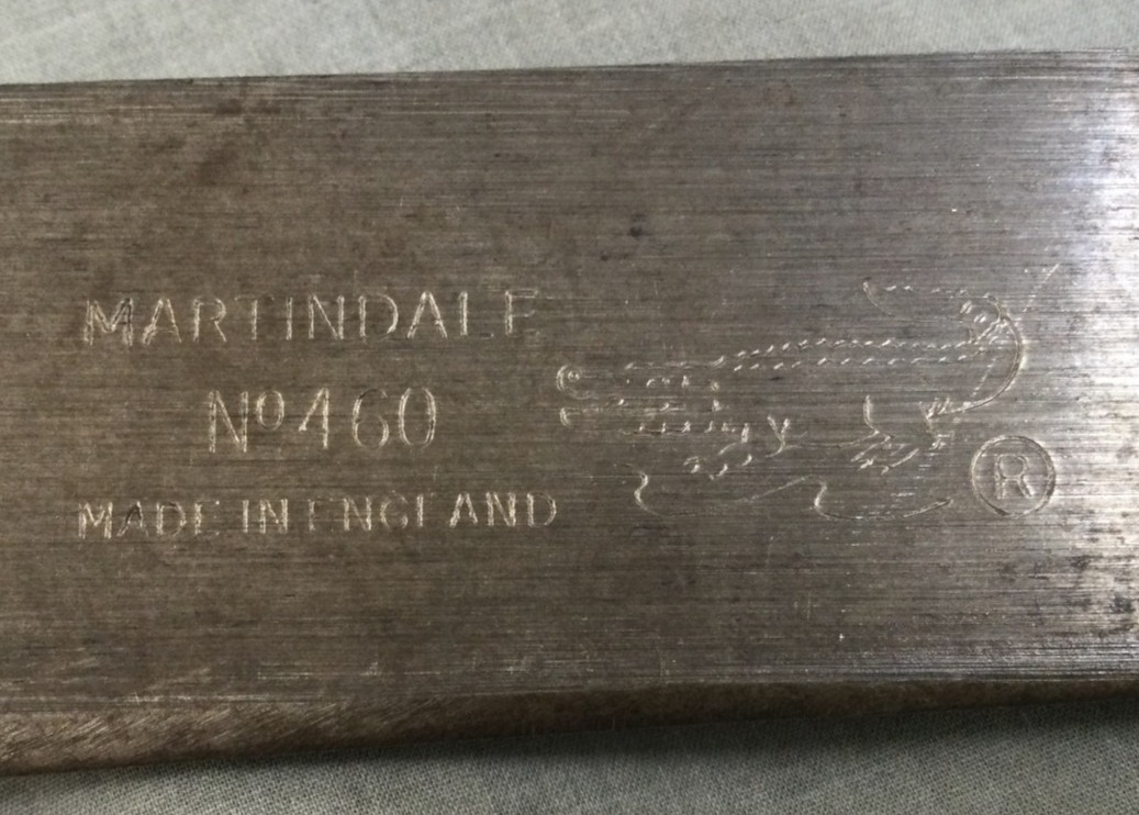 Vintage Machete Martindale 460 MADE IN ENGLAND - 21.5" Blade - Leather Sheath