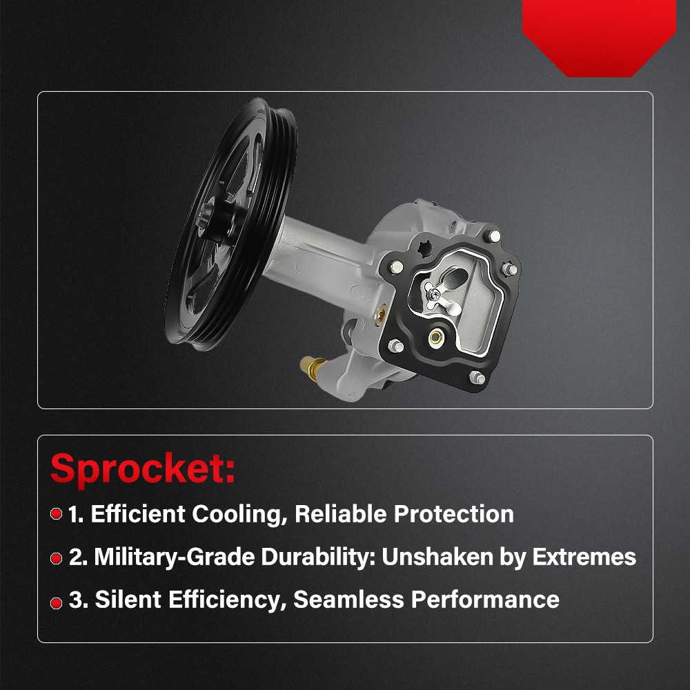 Vacuum Pump&Belt For Chevrolet Suburban Tahoe Silverado GMC Yukon Escalade 15-20