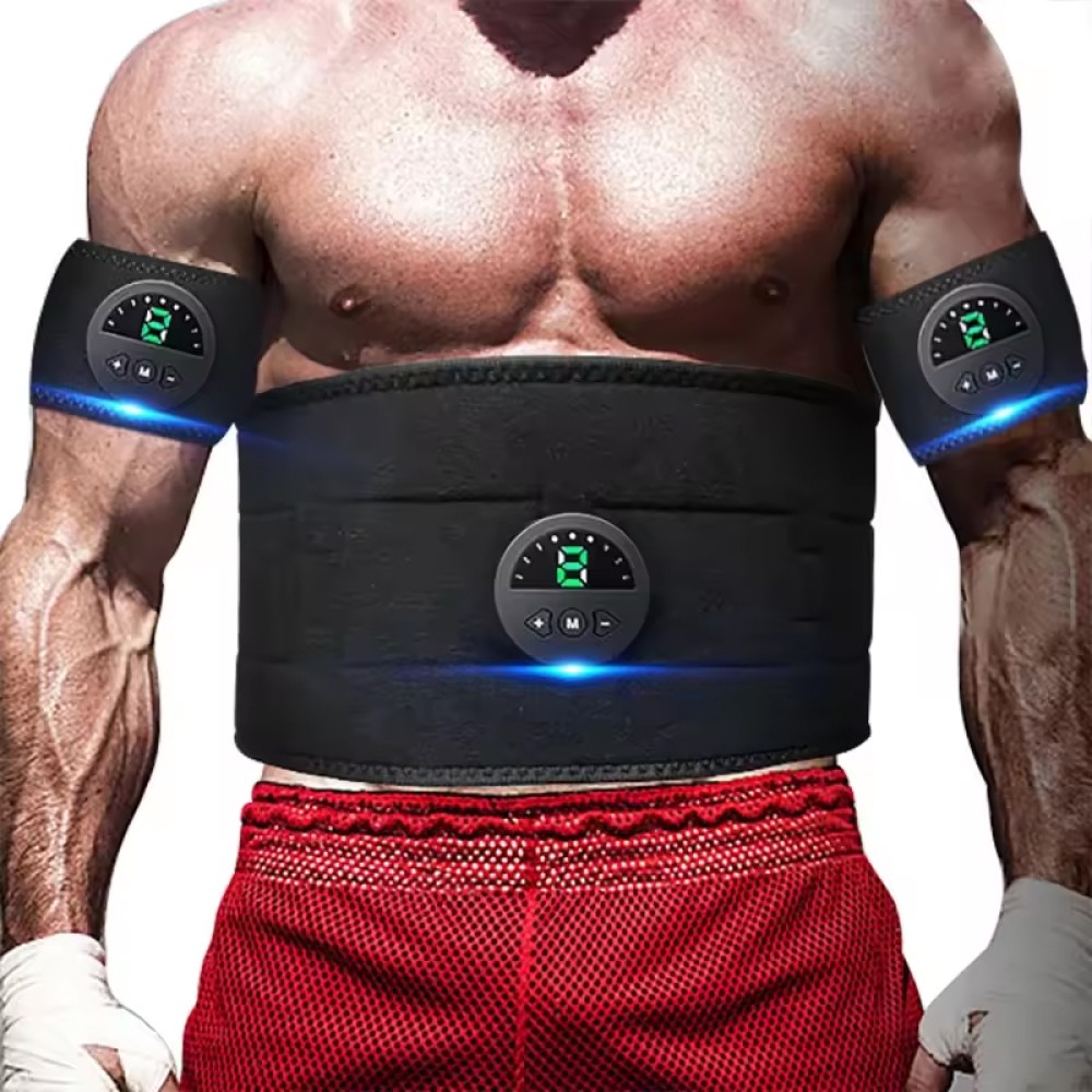 EMS Abdominal Muscle Core Toning Trainer ABS Stimulator Tactical Belly Shaper