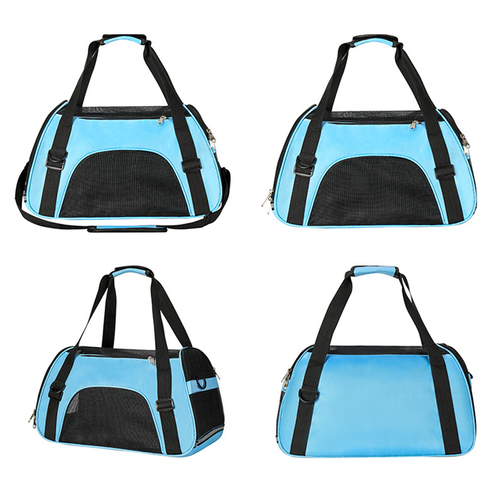 Pet Cat Carrier Hand Bag Soft Sided Breathable Travel Nylon Tote Case S M L