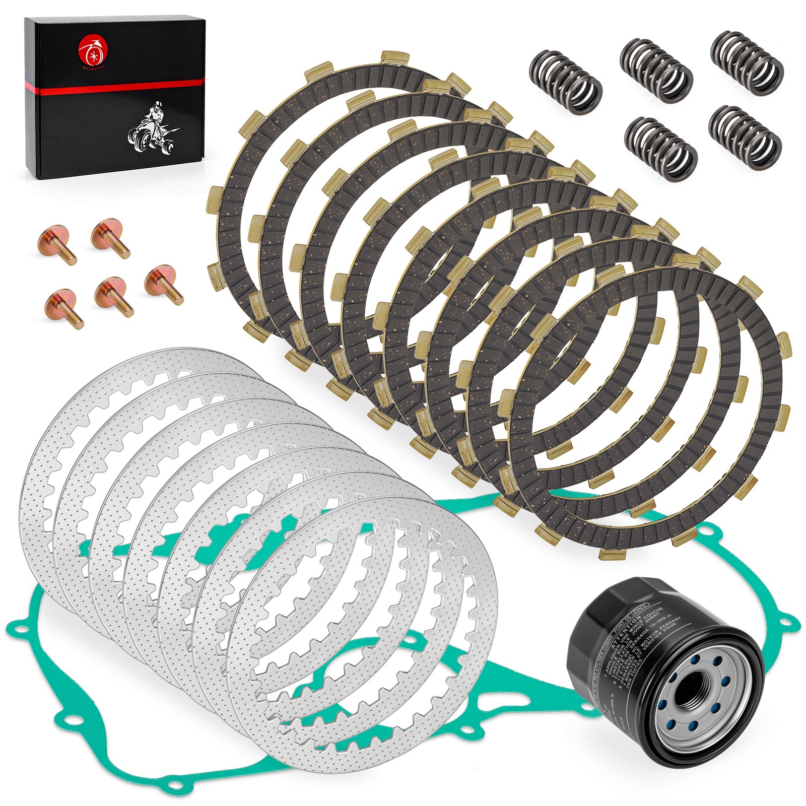 Clutch Friction Plates & Gasket For Kawasaki Vulcan 800 VN800B Classic 1996-2005