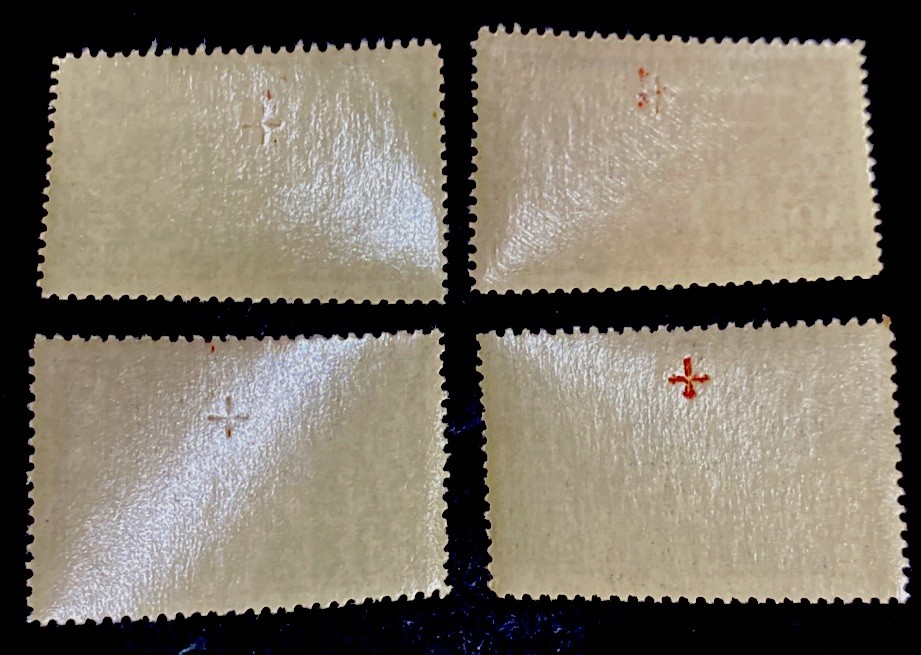 Albania 1924. Semi Postal Stamps. SC# B1-B4. MNH