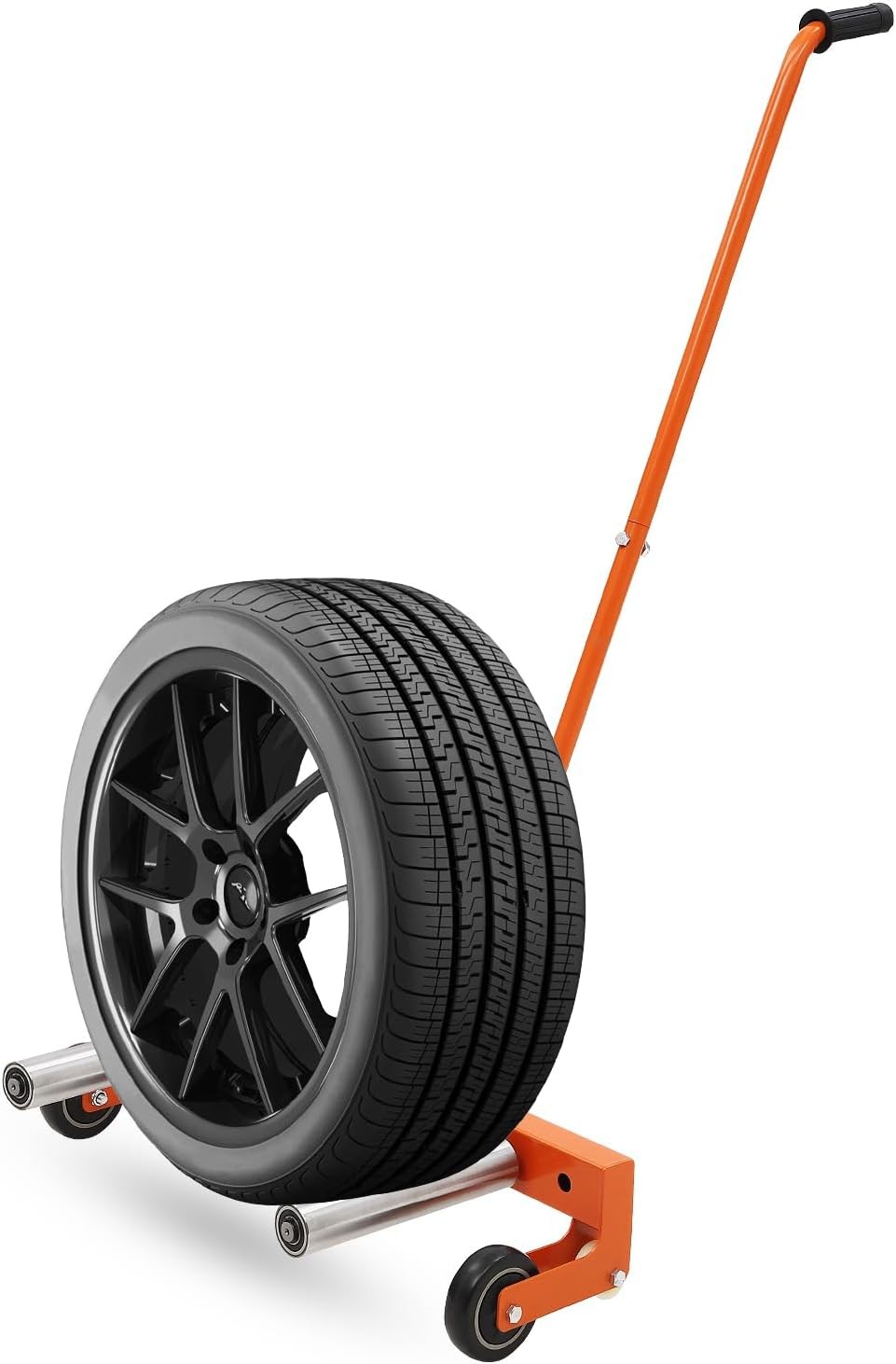 Adjustable Tire Wheel Dolly Cart 330 lbs for 6.5–24.5" Tires Moving Wheel Lift