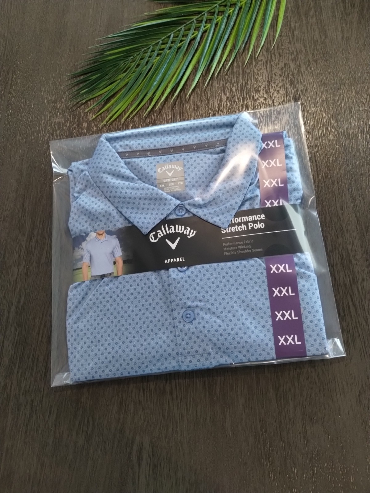 Callaway Opti-Dri Performance Stretch Golf Polo Men's XXL