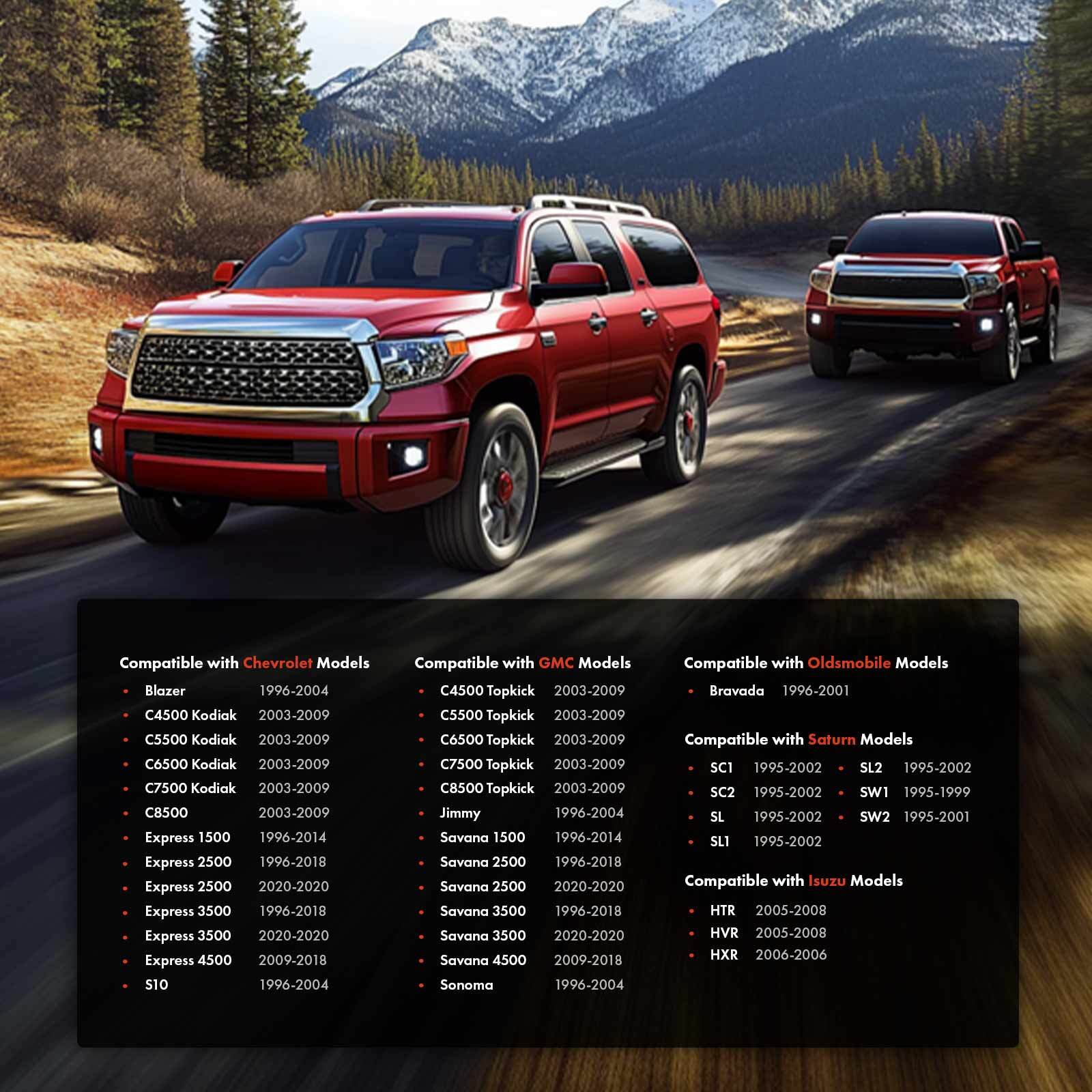 2x Black Manual Window Crank Handle for Chevy Express 1500 2500 3500 4500 Blazer