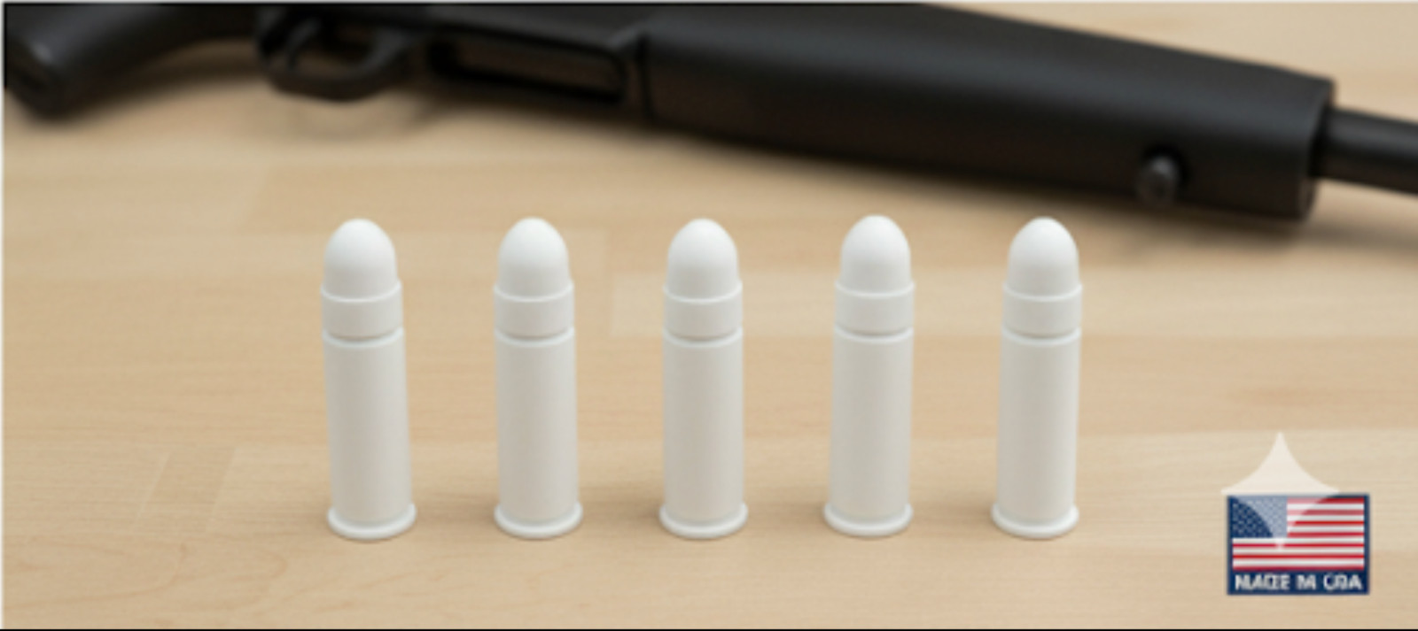 DRY FIRE RATED 22LR Snap Cap NON-EJECTING - TPU - Inert Dummy Round