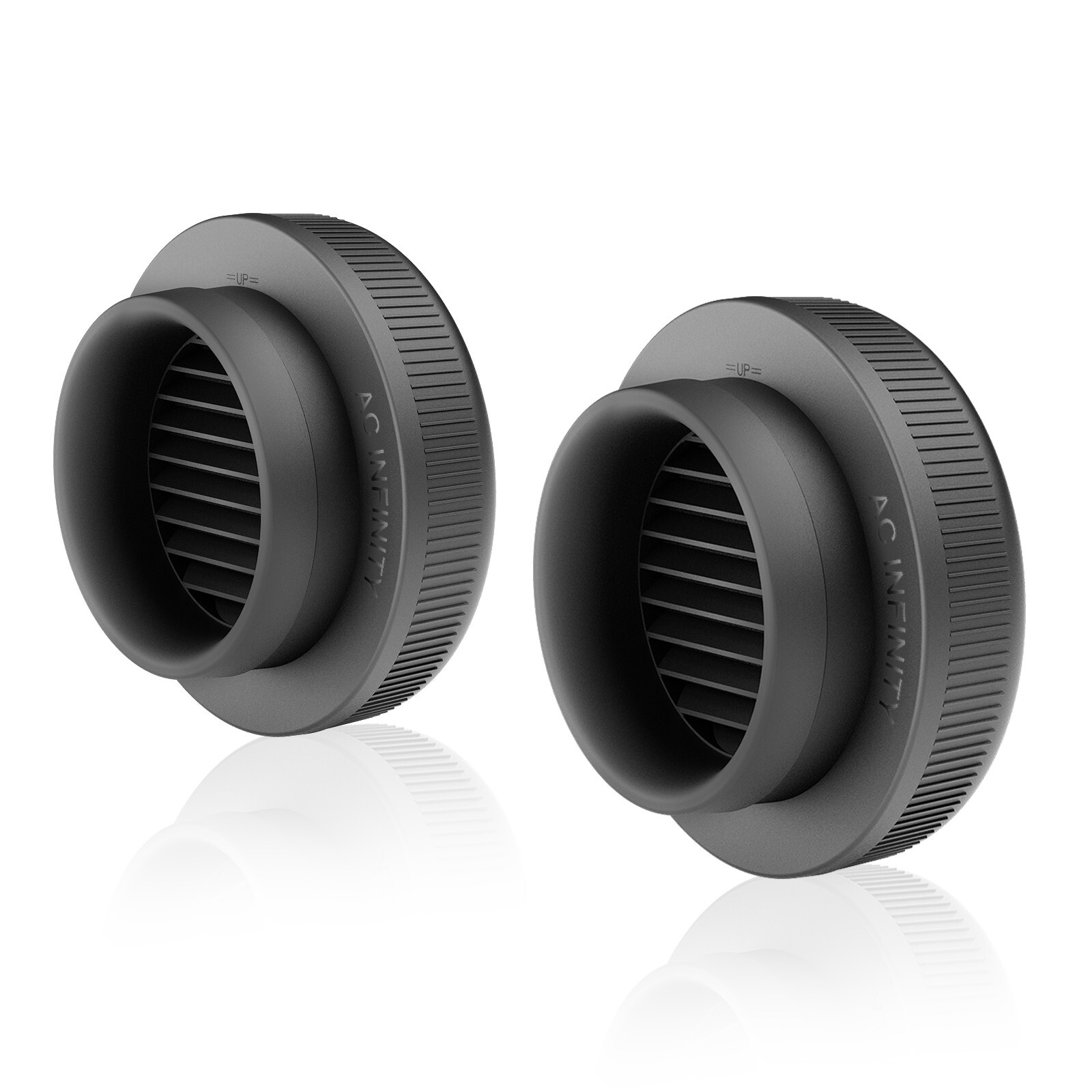 AC Infinity Grow Tent Duct Vent Attachment, 6-Inch 2 Pack, Twist-On Air Vents