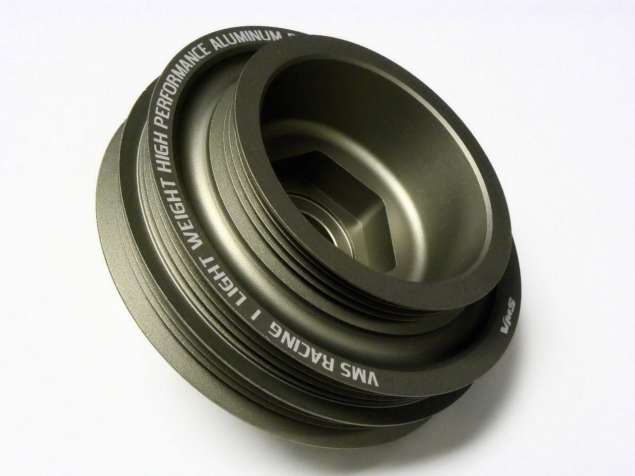 VMS Racing Light Weight Aluminum Crankshaft Pulley 99-00 Civic Si 94-01 Integra