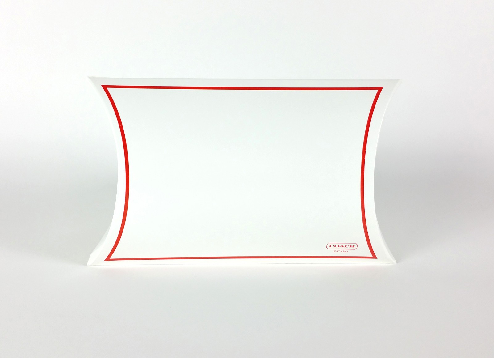 New Coach Gift Boxes for Wallet Small Bag Jewelry Accessories White Red Brown