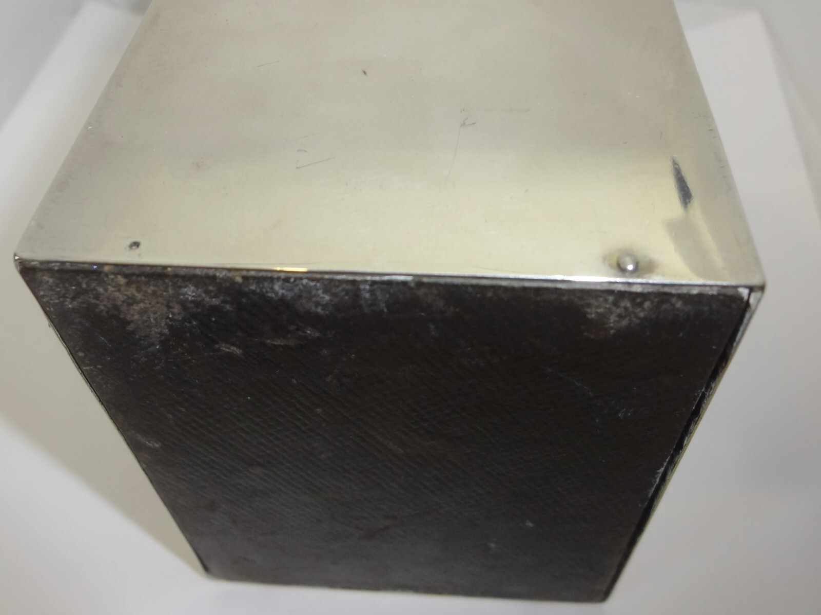 1902 William Comyns (London) Lined Sterling Silver Jewelry Ormolu Casket Box