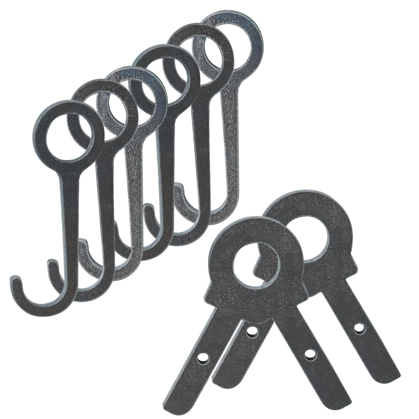 AR500 Steel Target Stand Kit with Hanging Hooks for one inch steel pipes