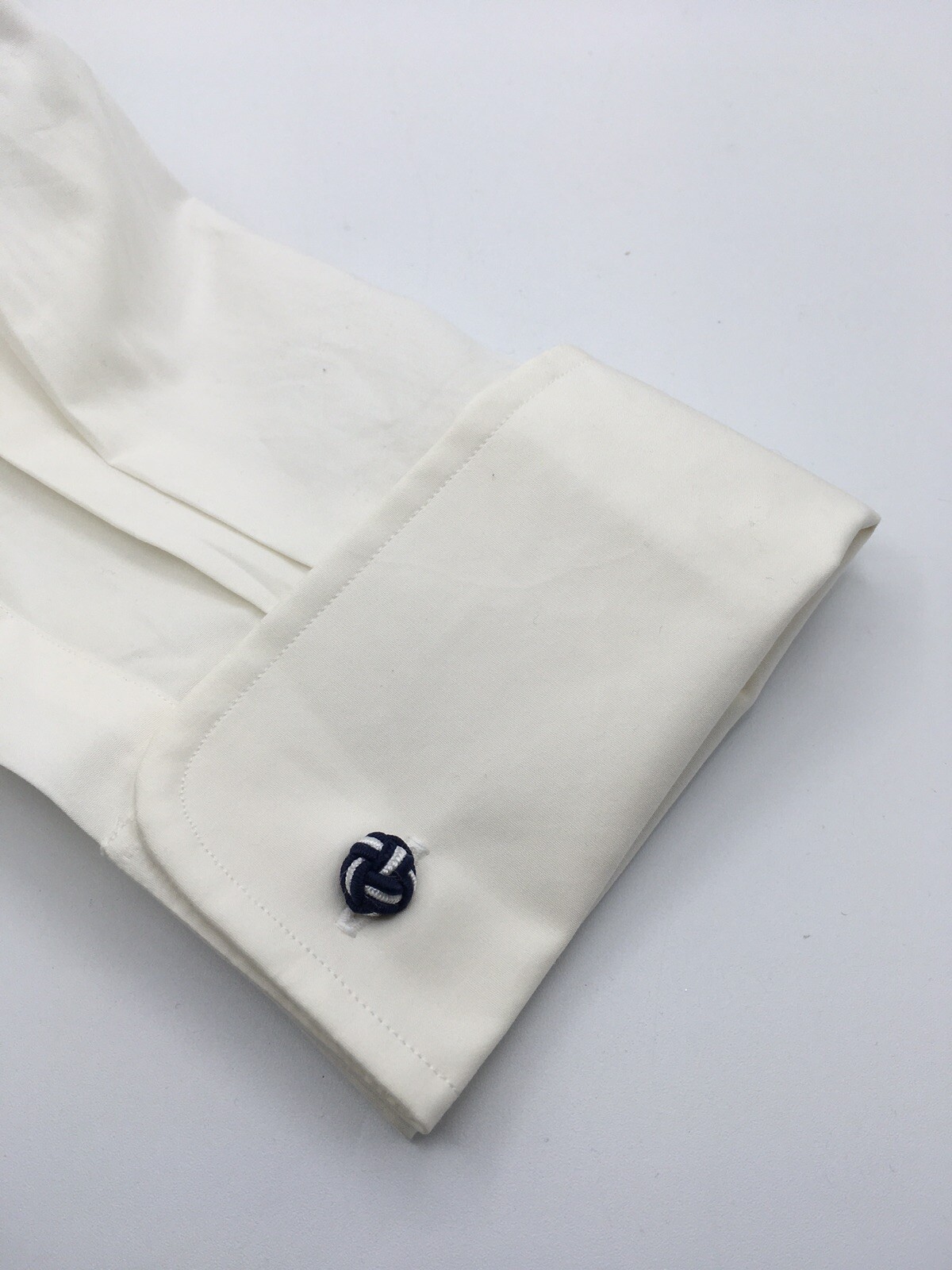 Fabric Silk Knot Shirt Cufflinks Navy Blue Red White Lot of 14 (7 Pairs) Formal