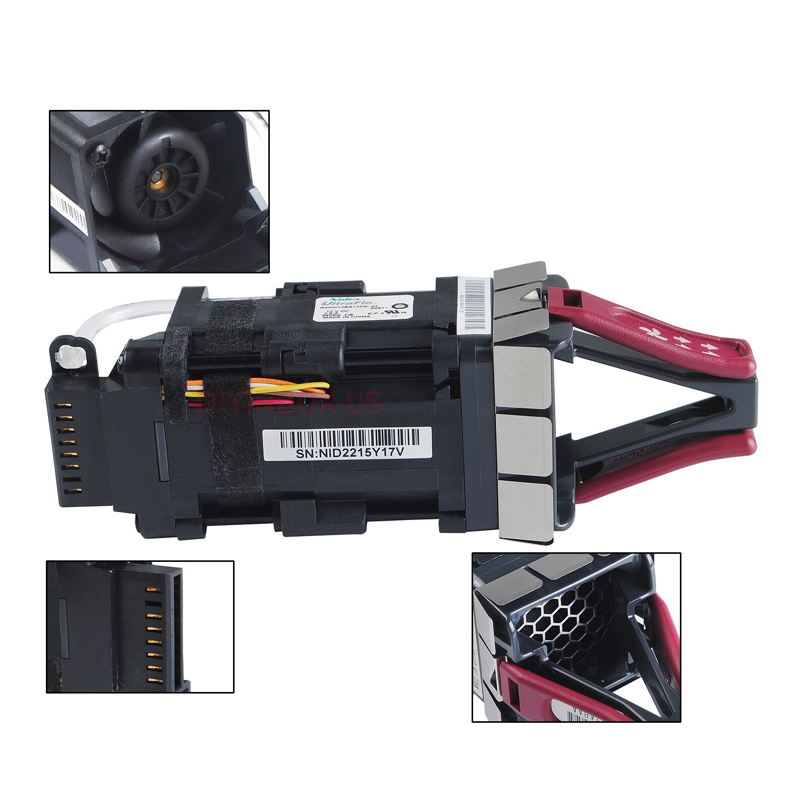 Brand New! Cisco NXA-FAN-35CFM-PI Port-side Intake Serve Fan Burgundy CMUCAJ4BAA