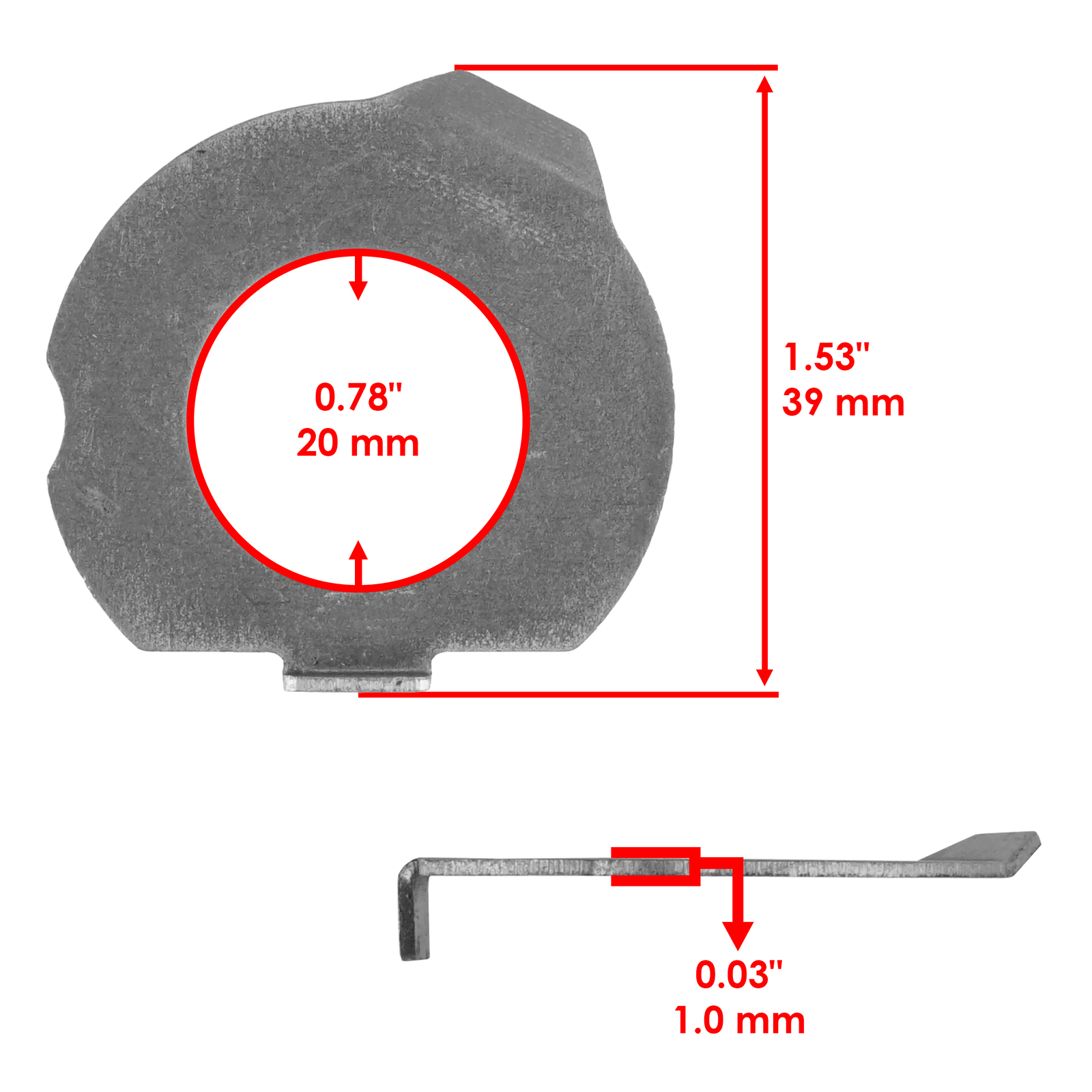 Clutch Lock Washer for Yamaha Banshee 350 YFZ350 1987-2006 / 90215-20223-00