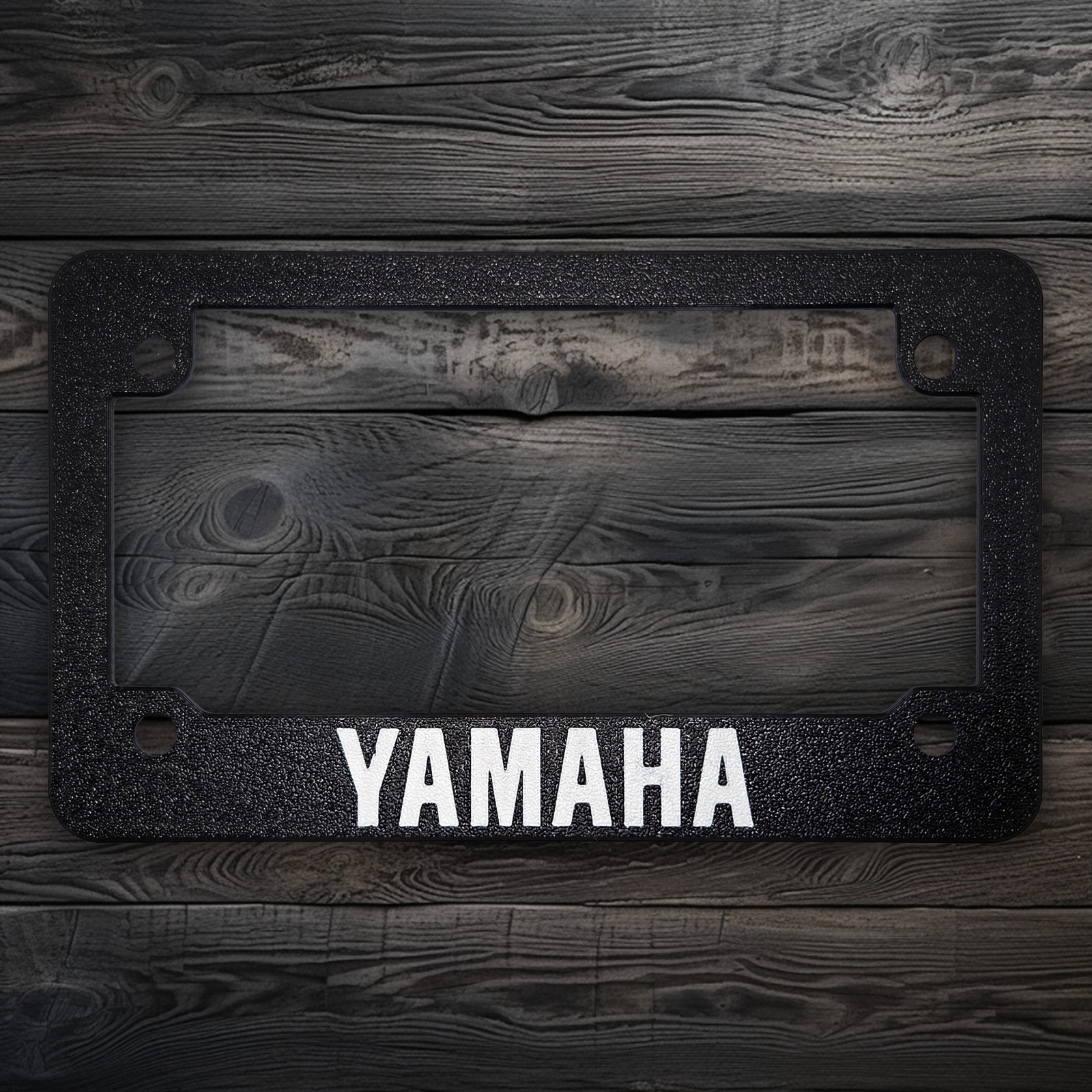 For Yamaha Motorcycles Textured License Plate Frame (ALL MODELS & YEARS)