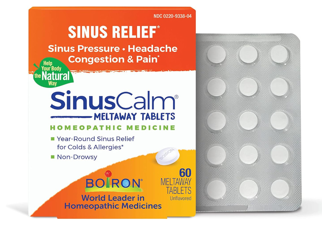 Boiron Sinuscalm (Formerly Sinusalia), 60 Quick Dissolving Tablets